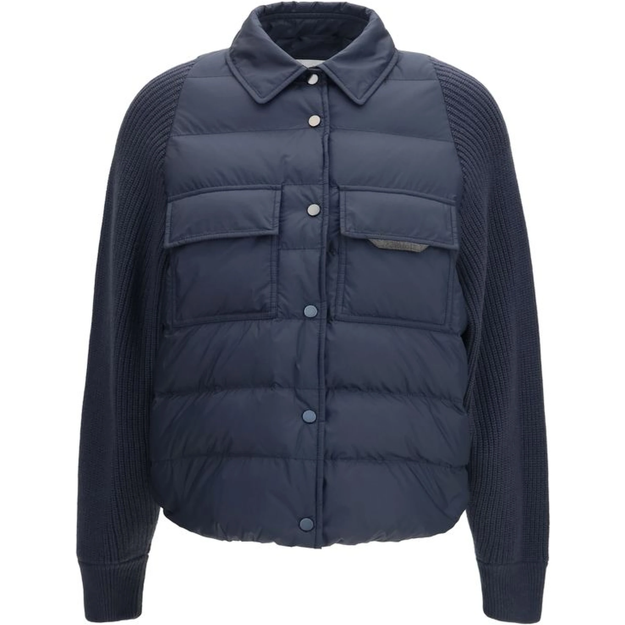Blue Polyester Jacket