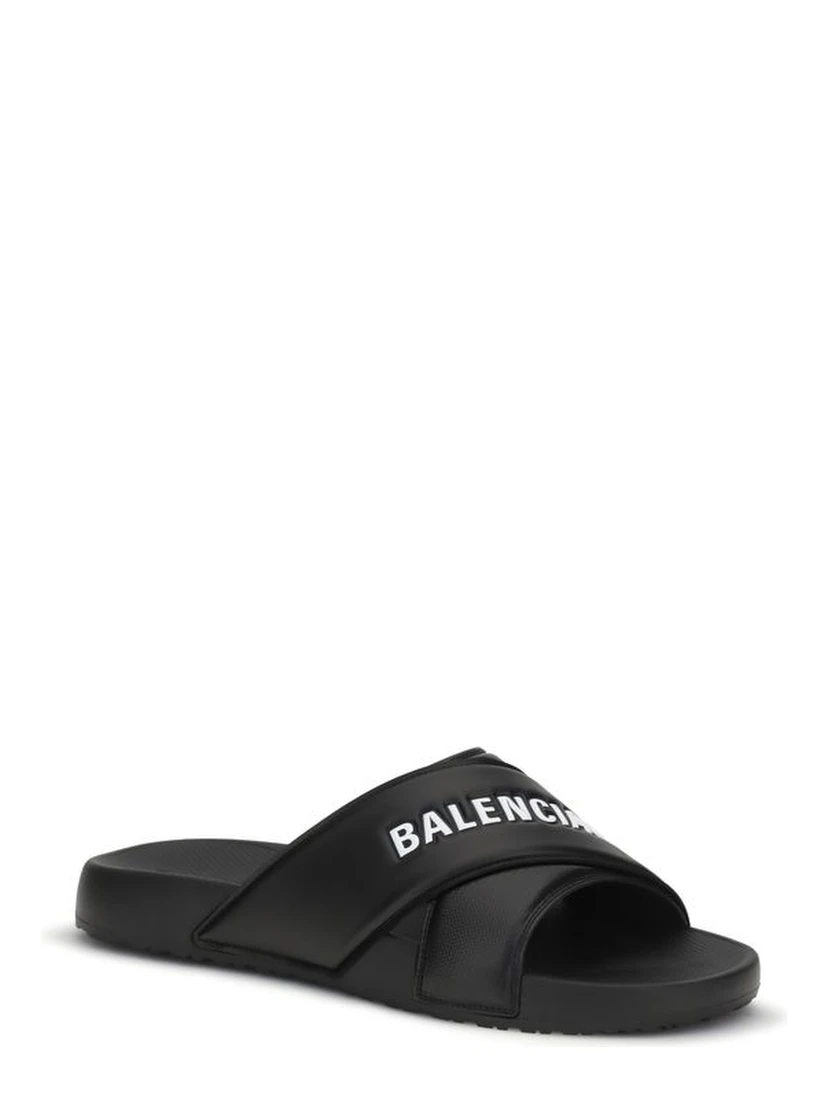 Black Rubber Sandals