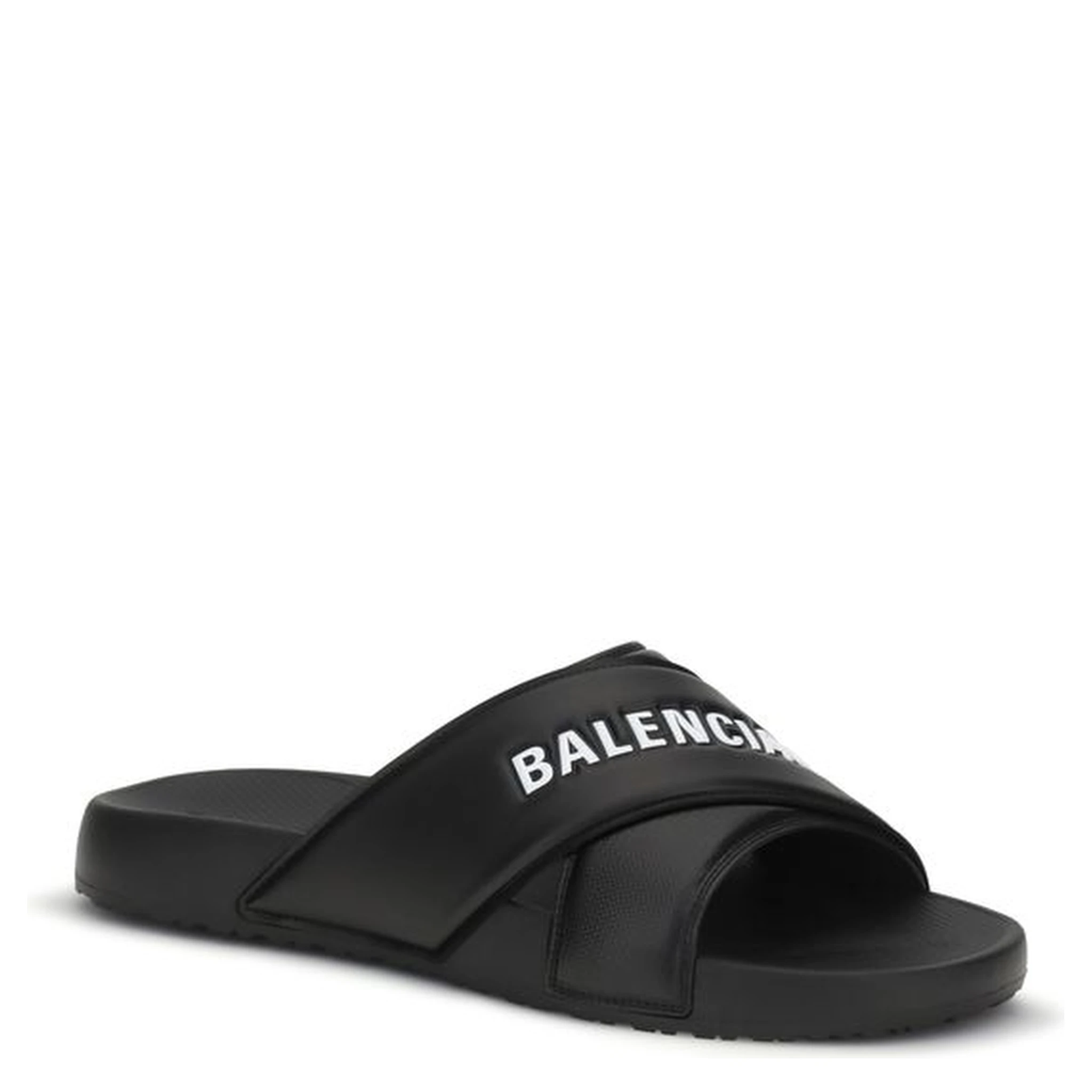 Black Rubber Sandals