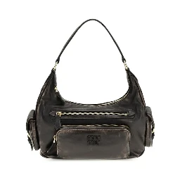 Brown Calf Leather Bos Taurus Shoulder Bag