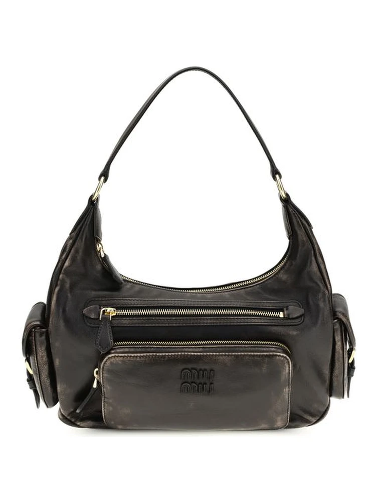 Brown Calf Leather Bos Taurus Shoulder Bag