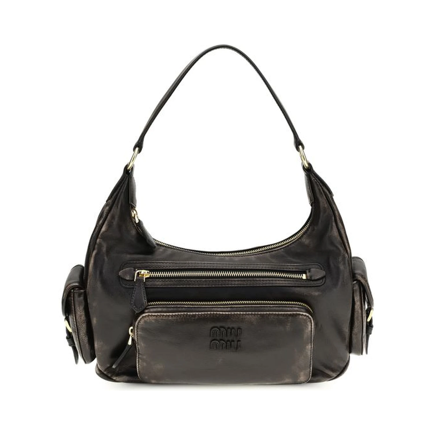Brown Calf Leather Bos Taurus Shoulder Bag