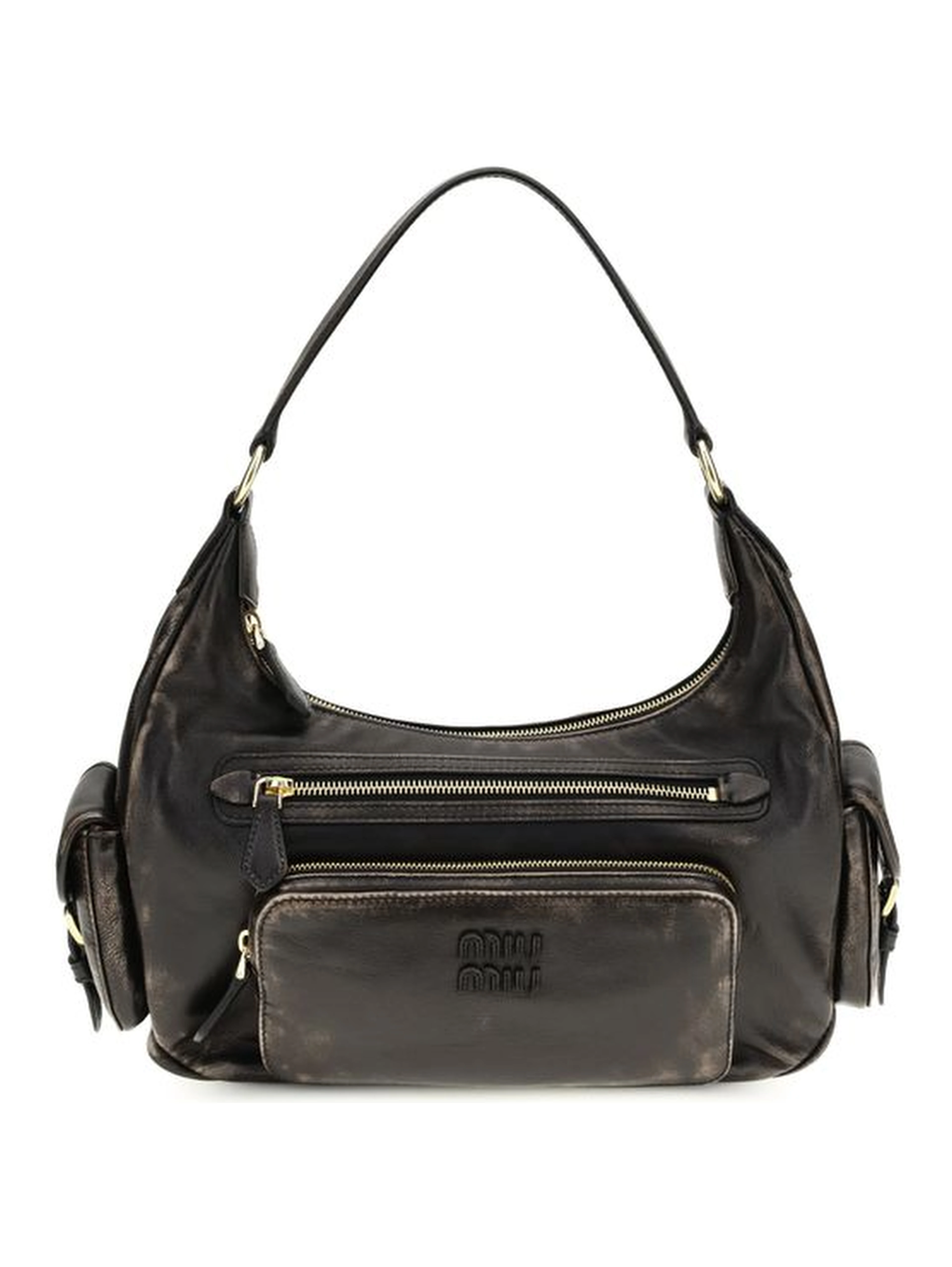 Brown Calf Leather Bos Taurus Shoulder Bag