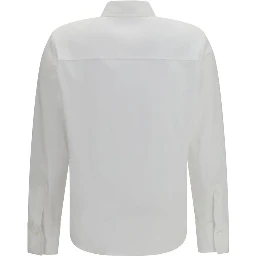 White Cotton Dress Shirt