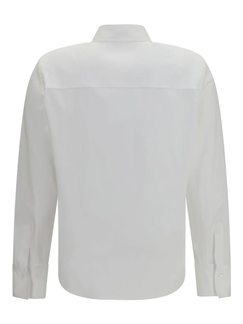 White Cotton Dress Shirt