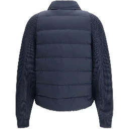 Blue Polyester Jacket