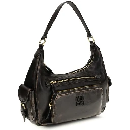 Brown Calf Leather Bos Taurus Shoulder Bag