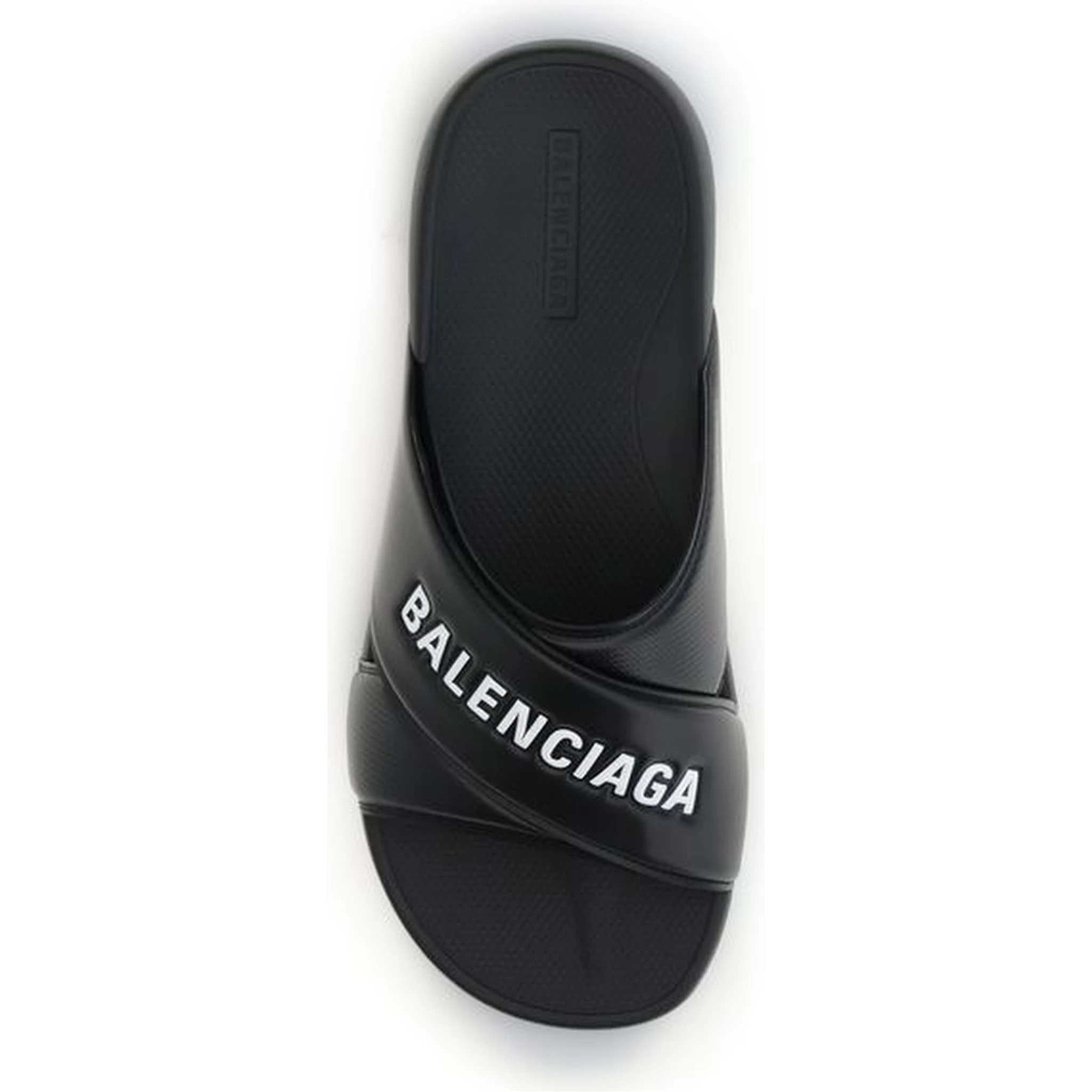 Black Rubber Sandals