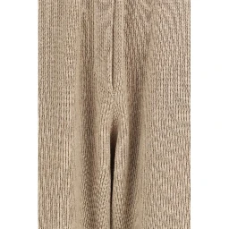 Beige Cashmere Casual Pants