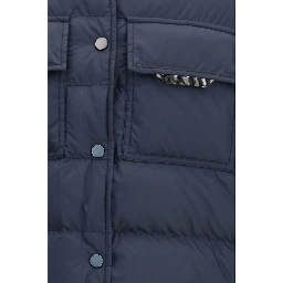 Blue Polyester Jacket