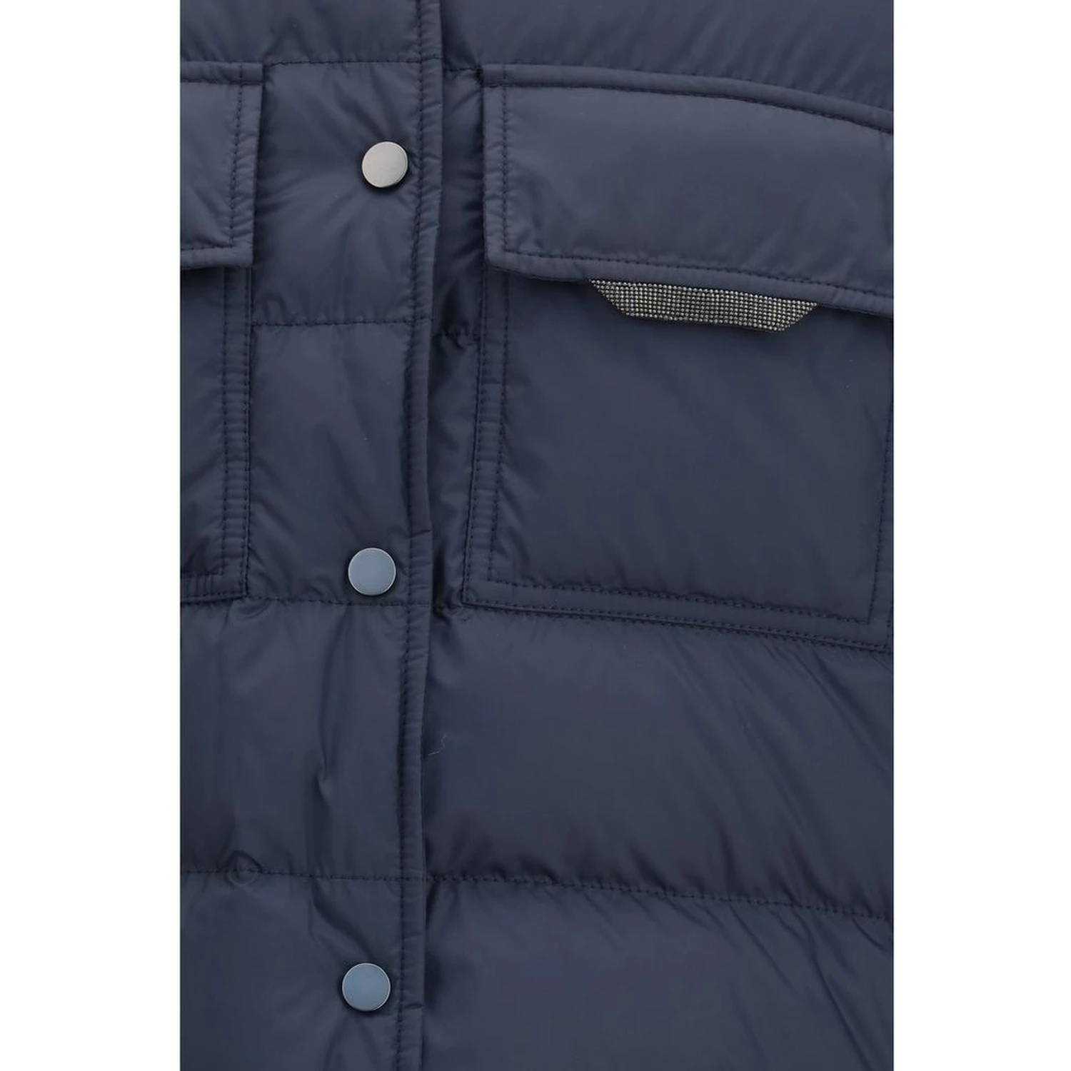 Blue Polyester Jacket