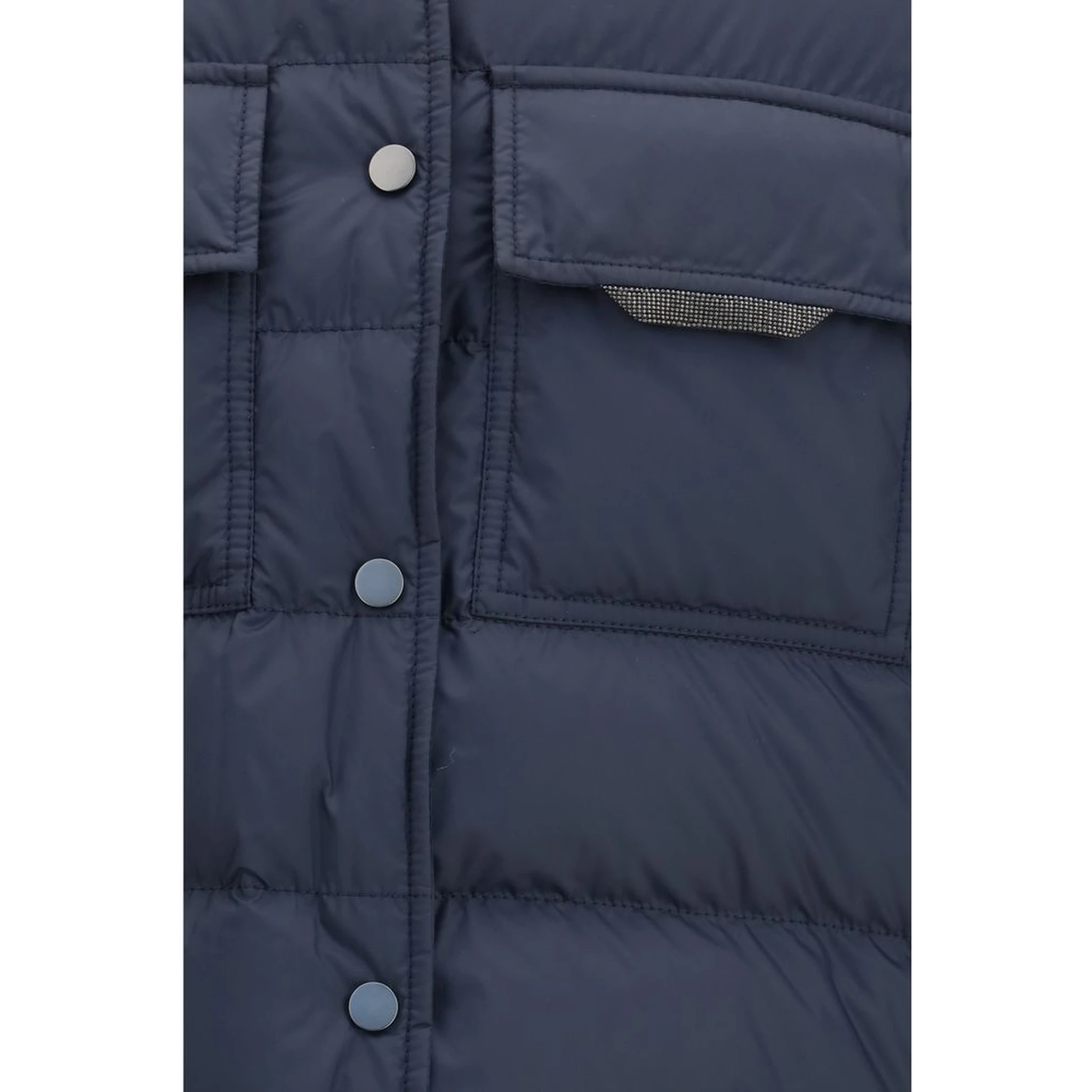 Blue Polyester Jacket