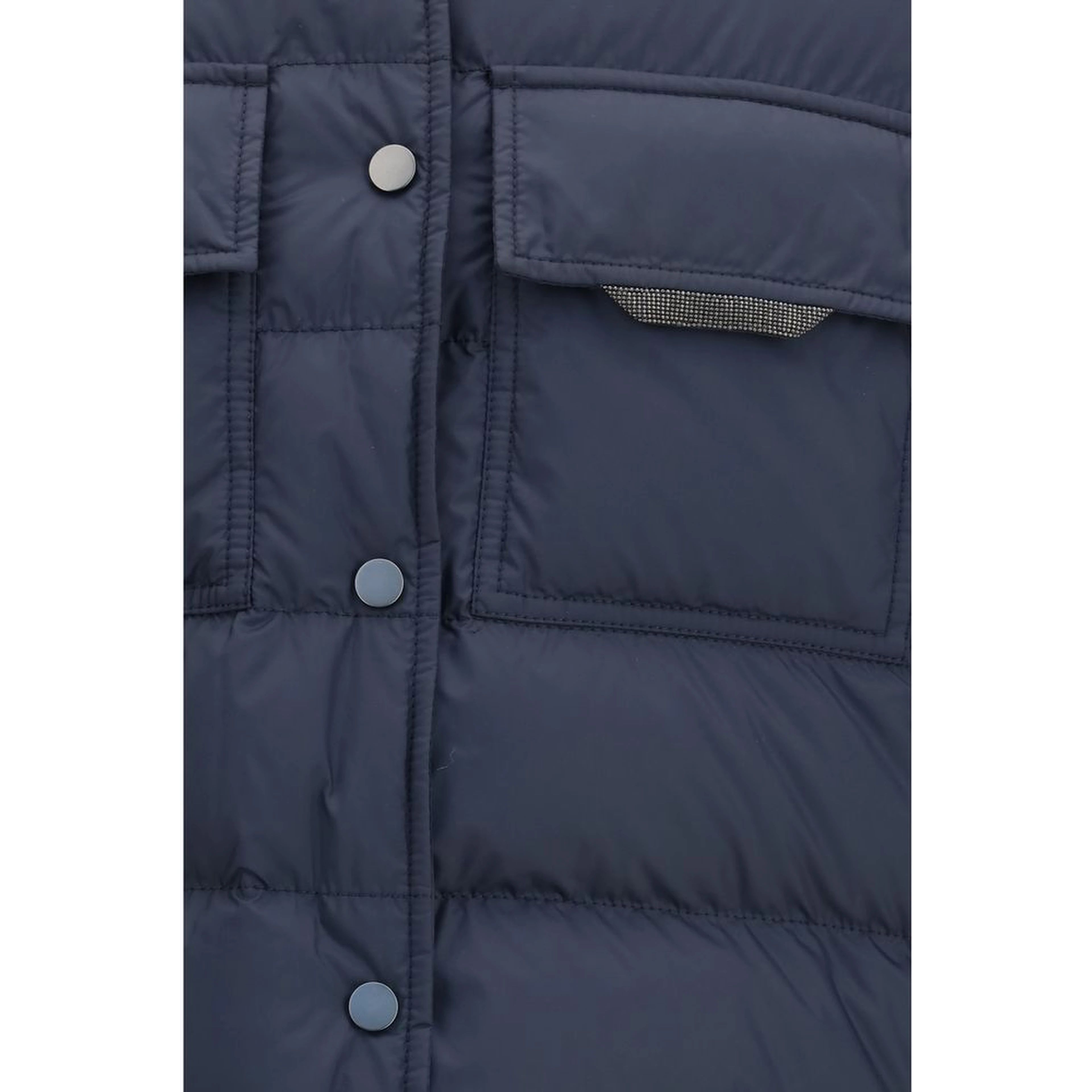 Blue Polyester Jacket