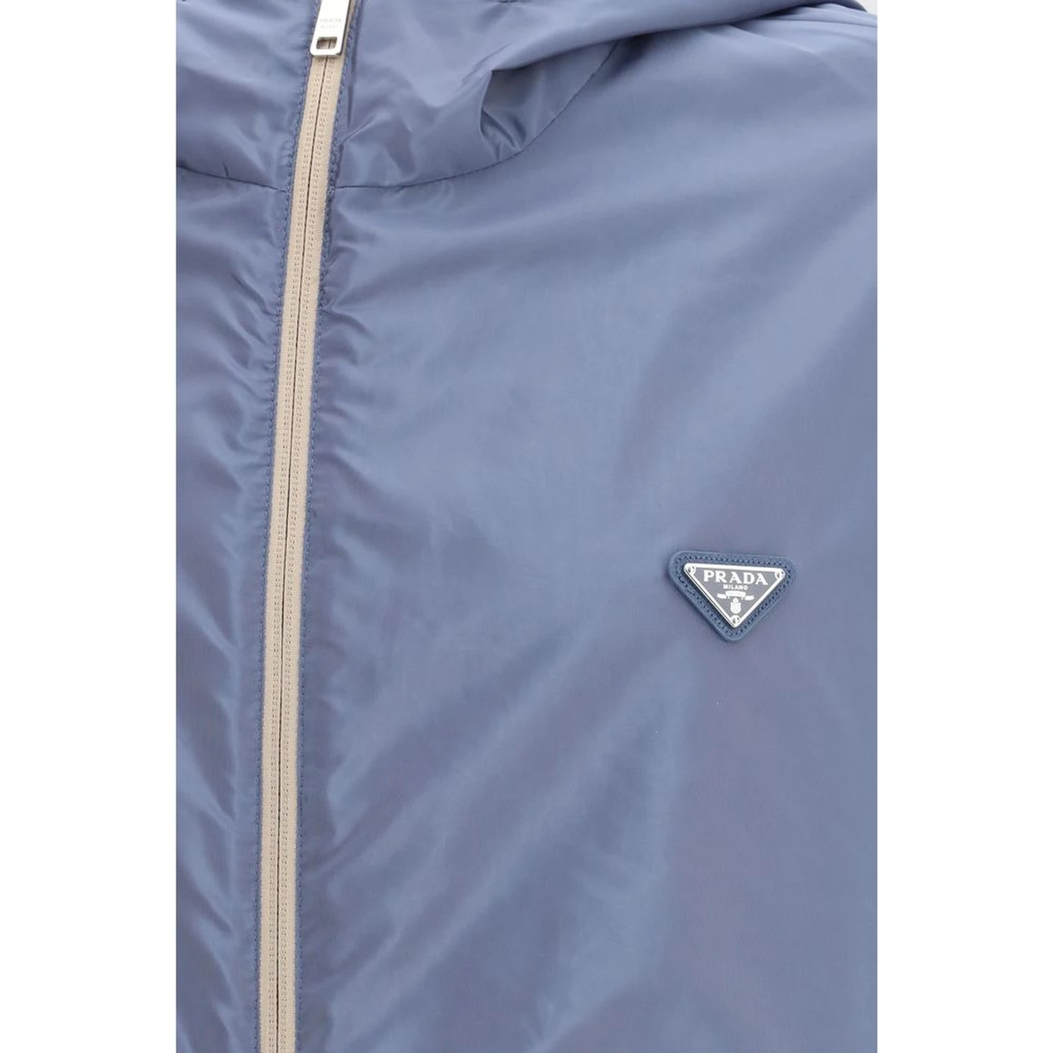 Beige Recycled Polyamide Shell Jacket