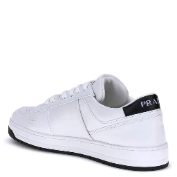 White Calf Leather Bos Taurus Low Top Sneakers