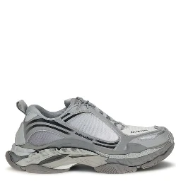 Gray Polyethylene Athletic Sneakers