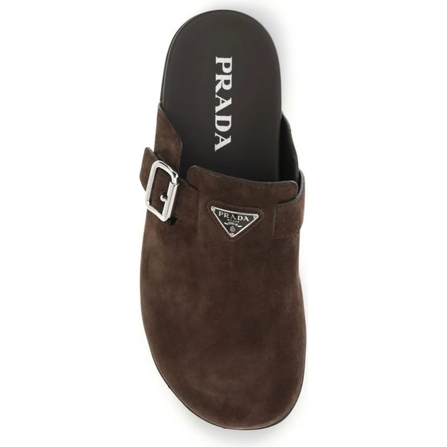 Brown Calf Leather Bos Taurus Mules