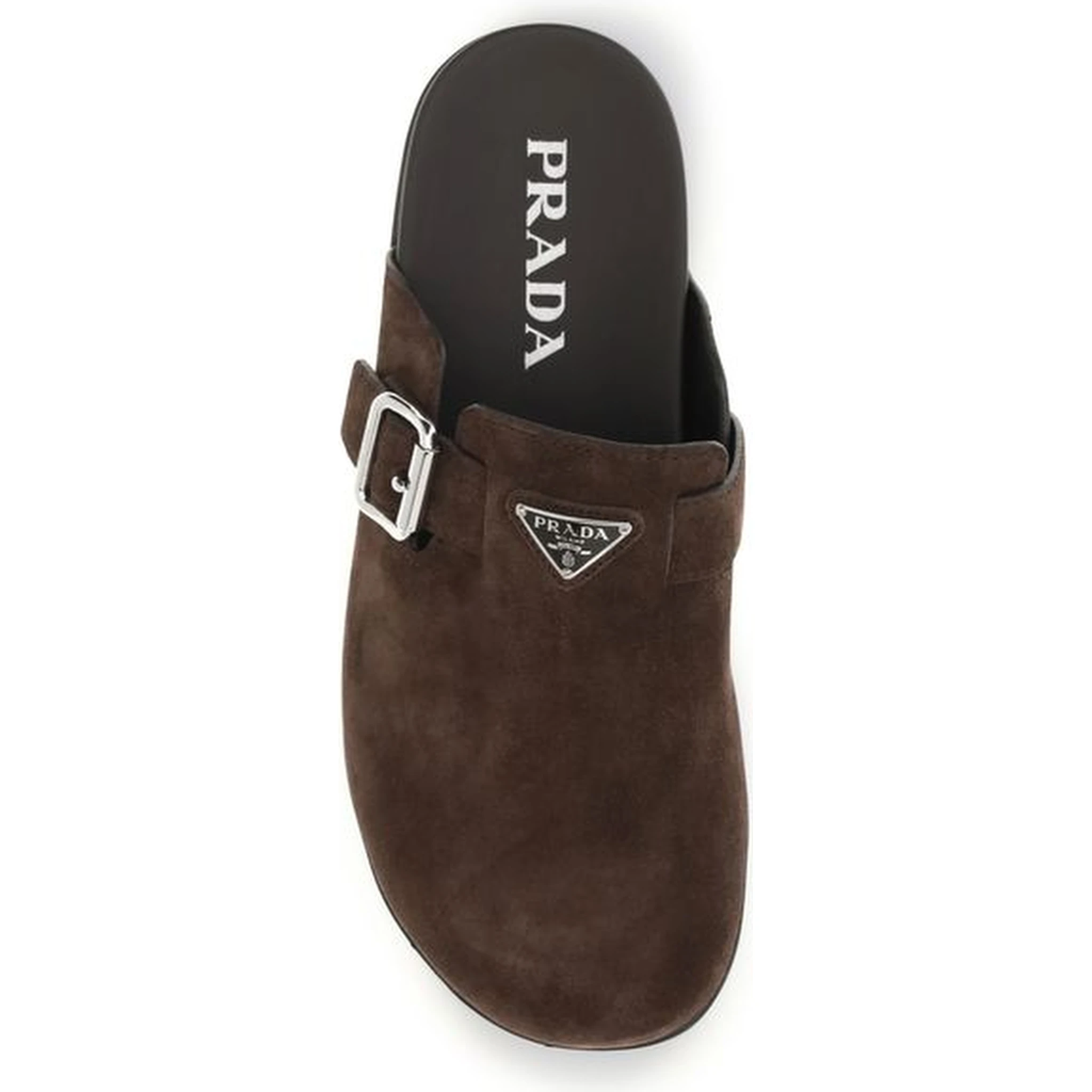 Brown Calf Leather Bos Taurus Mules