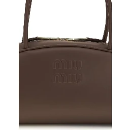 Brown Calf Leather Bos Taurus Handbag