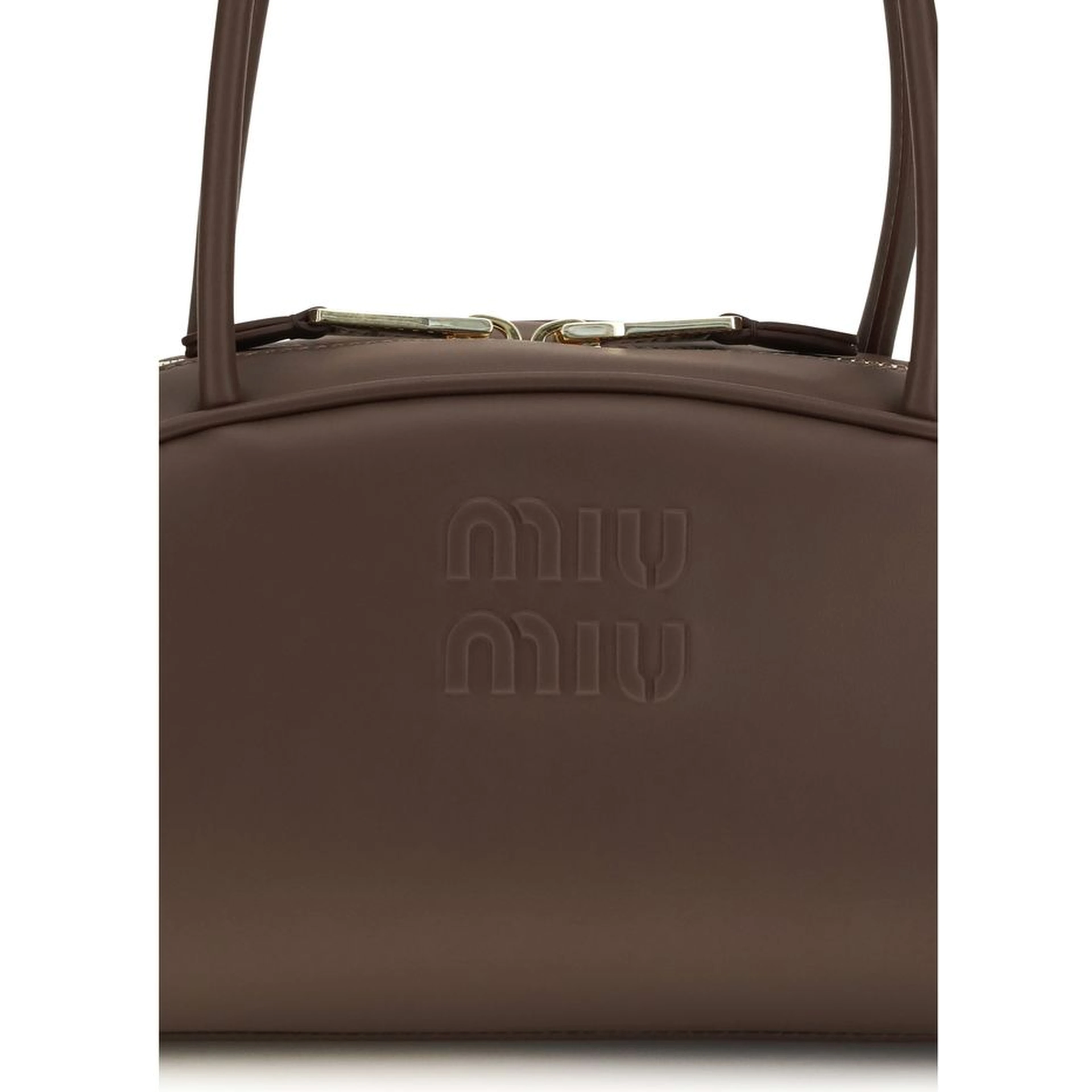 Brown Calf Leather Bos Taurus Handbag