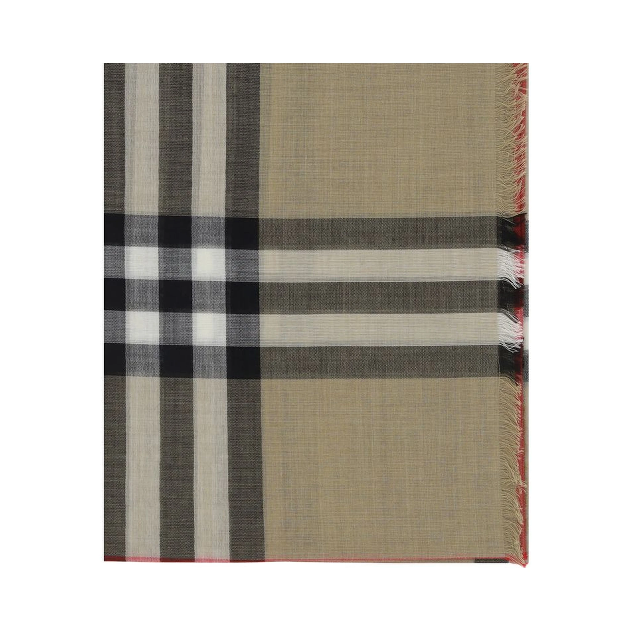 Brown Silk Scarf