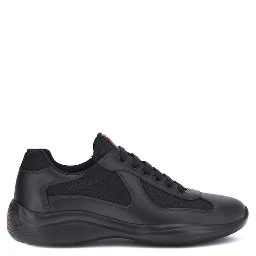Black Calf Leather Bos Taurus Athletic Sneakers