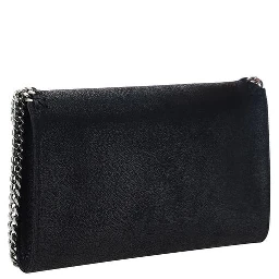 Black Polyester Shoulder Bag