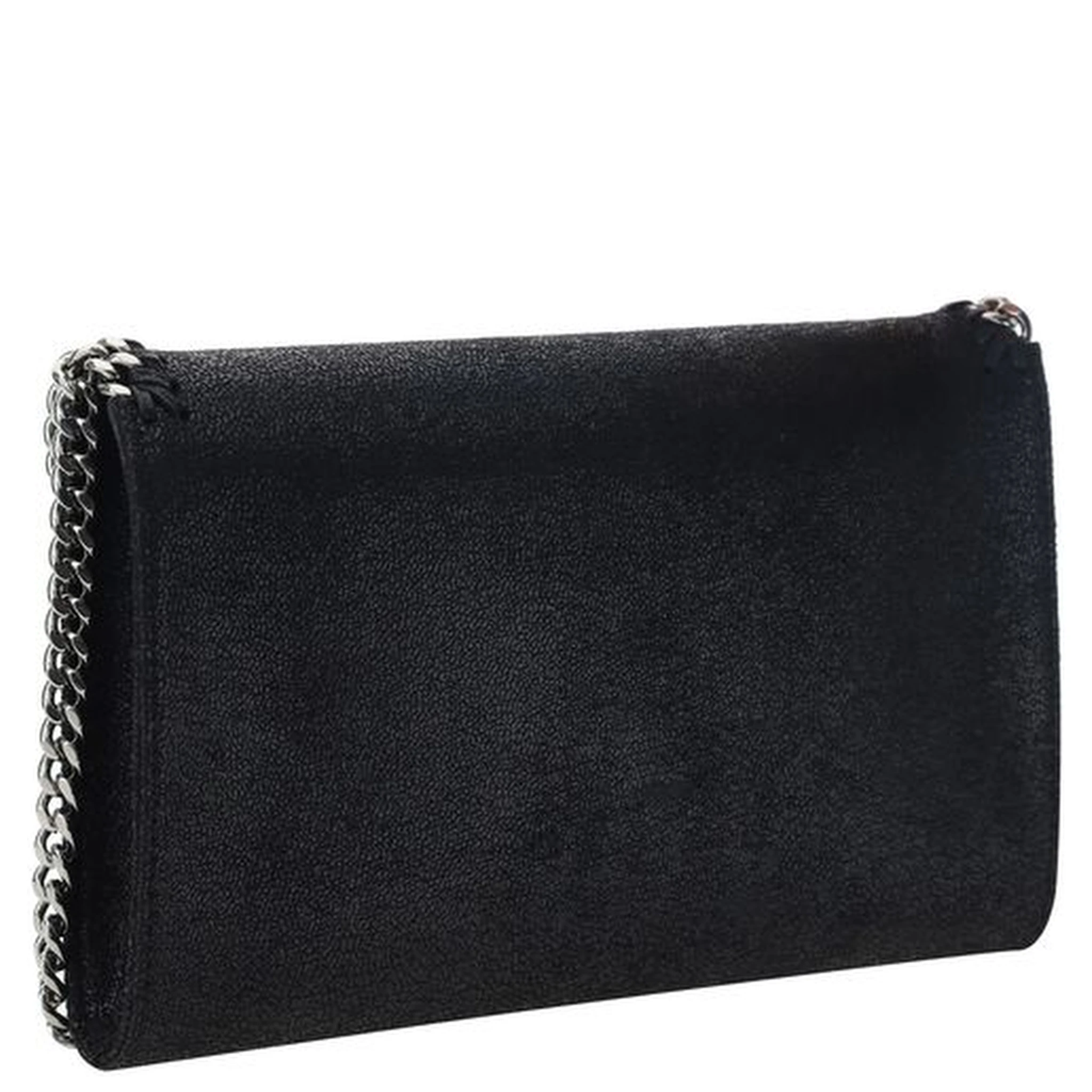 Black Polyester Shoulder Bag