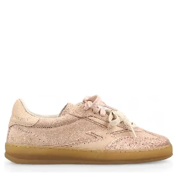 "Club" suede sneakers with glitter