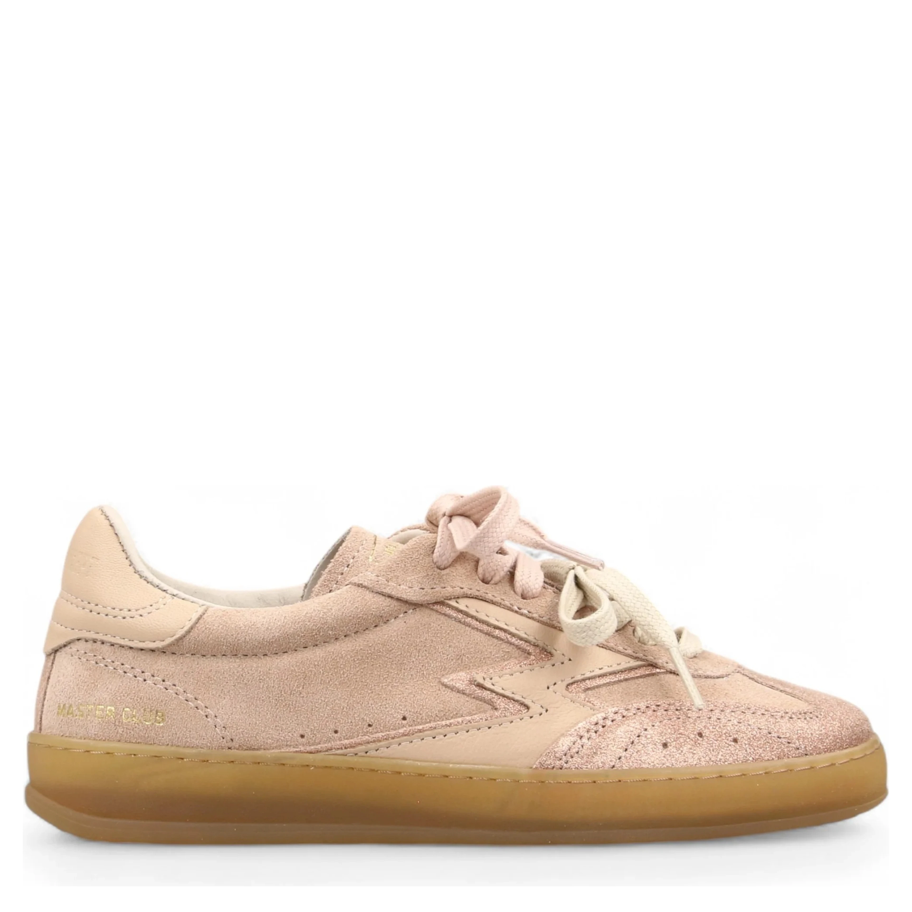 "Club" suede sneakers with glitter