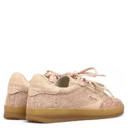 "Club" suede sneakers with glitter