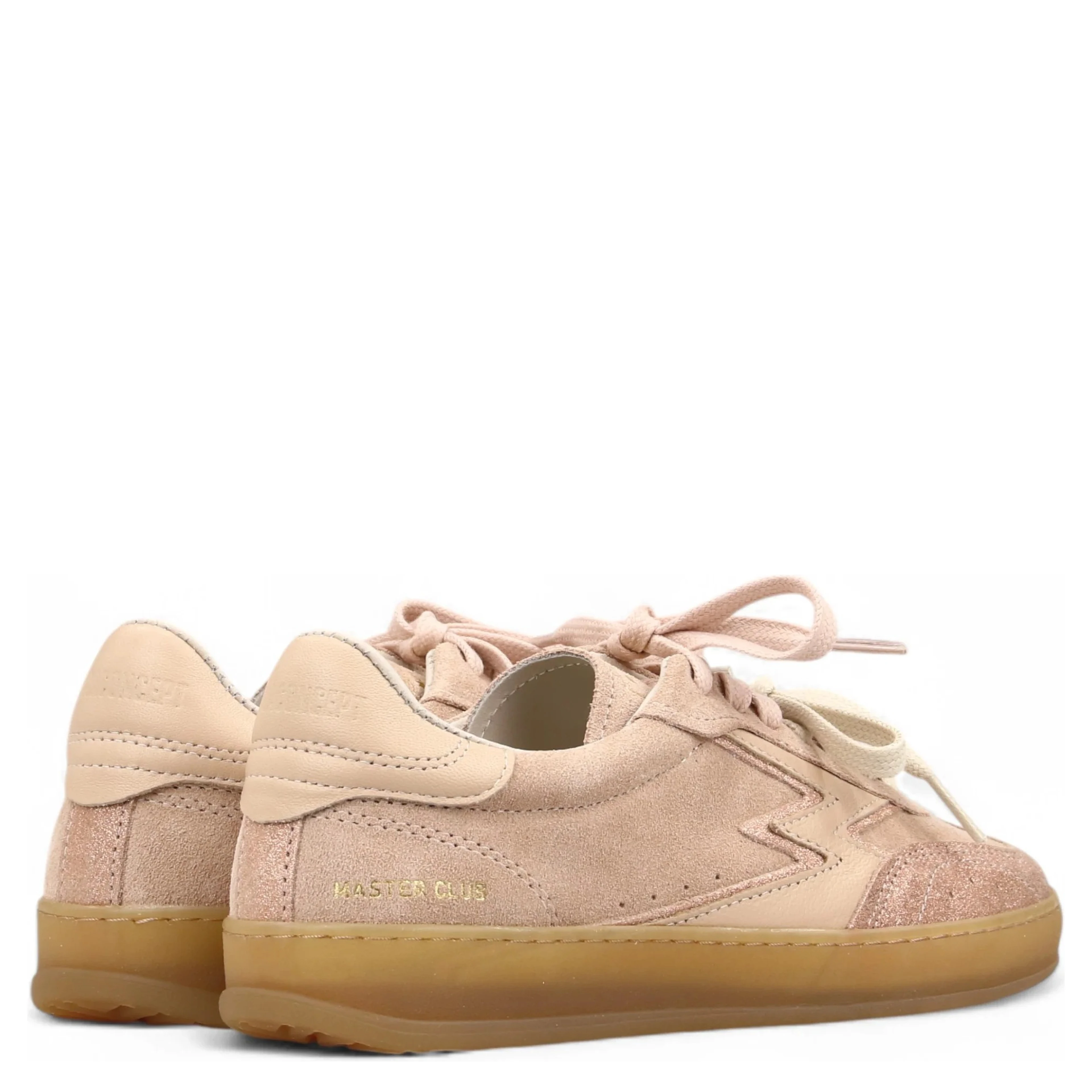 "Club" suede sneakers with glitter