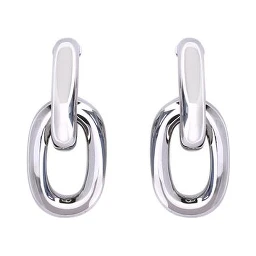 Silver Resin Earrings