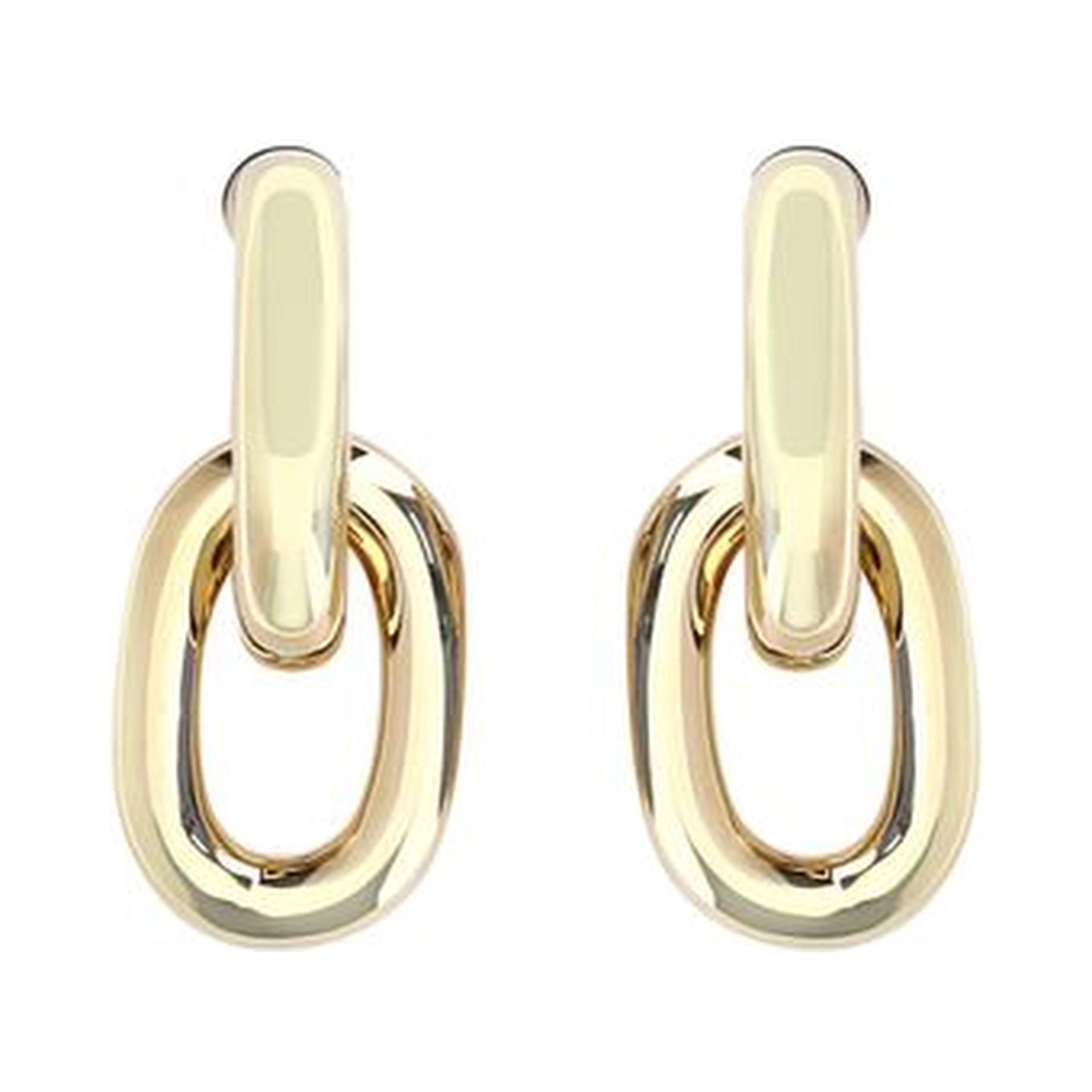Gold Resin Earrings