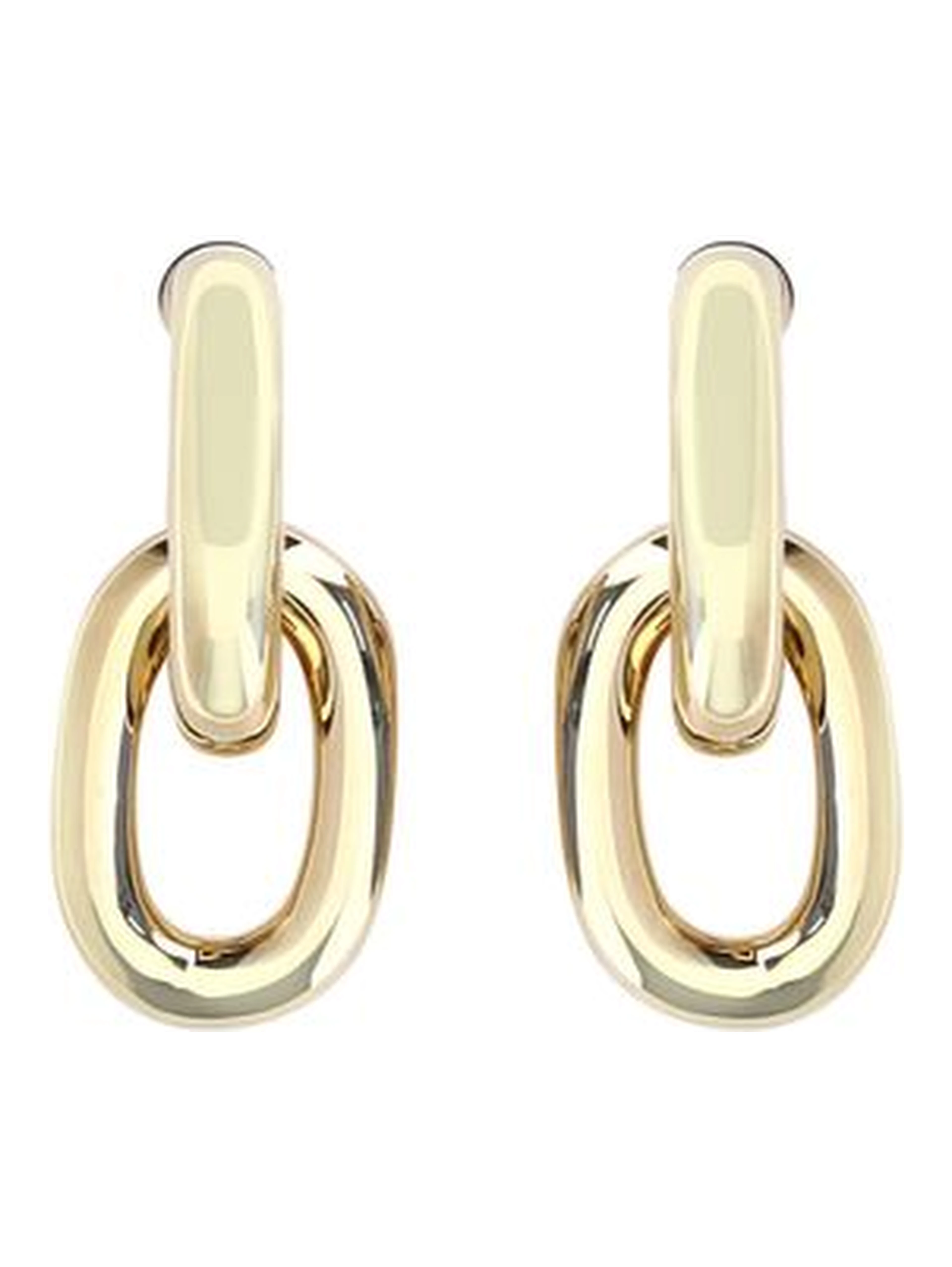 Gold Resin Earrings