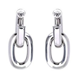 Silver Resin Earrings