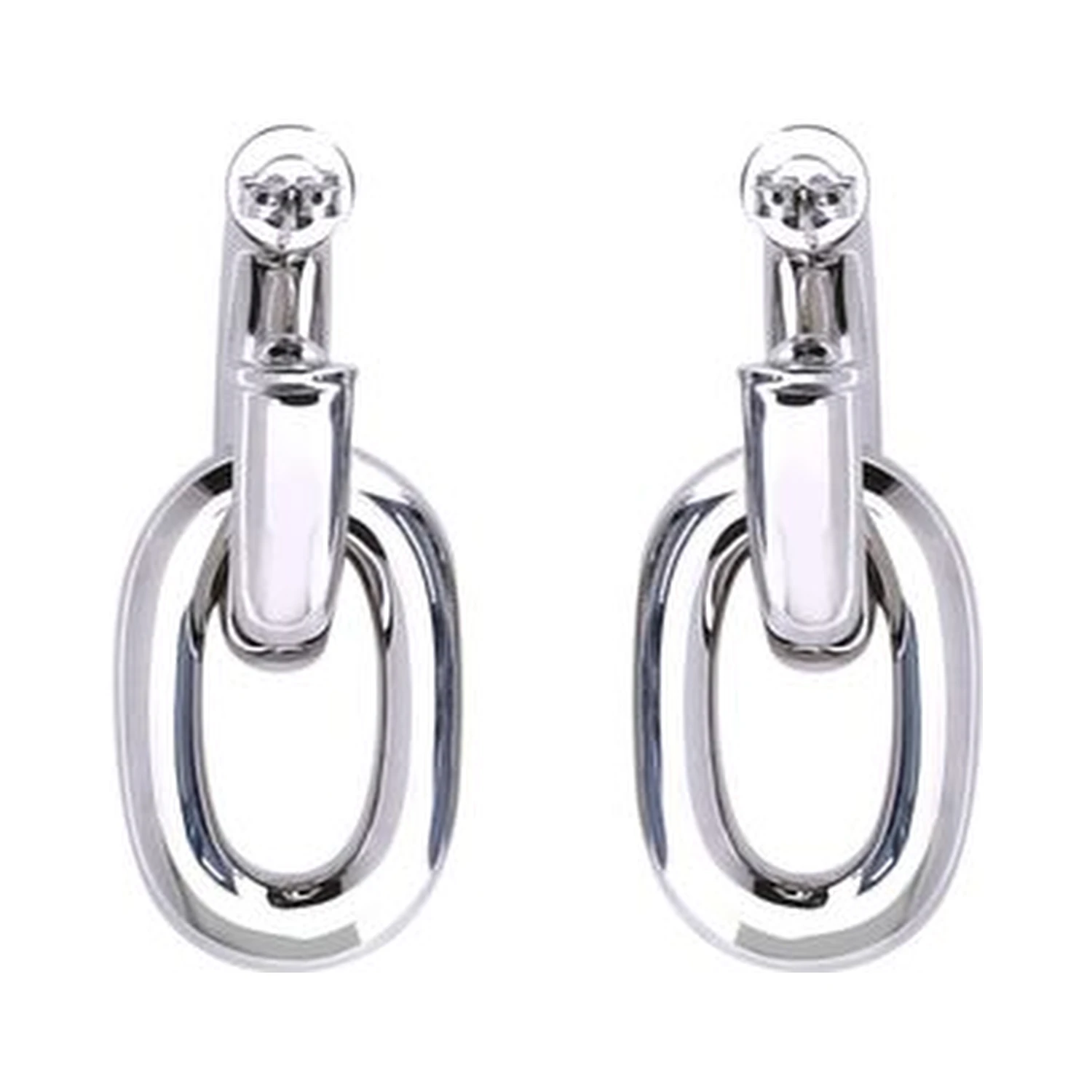 Silver Resin Earrings