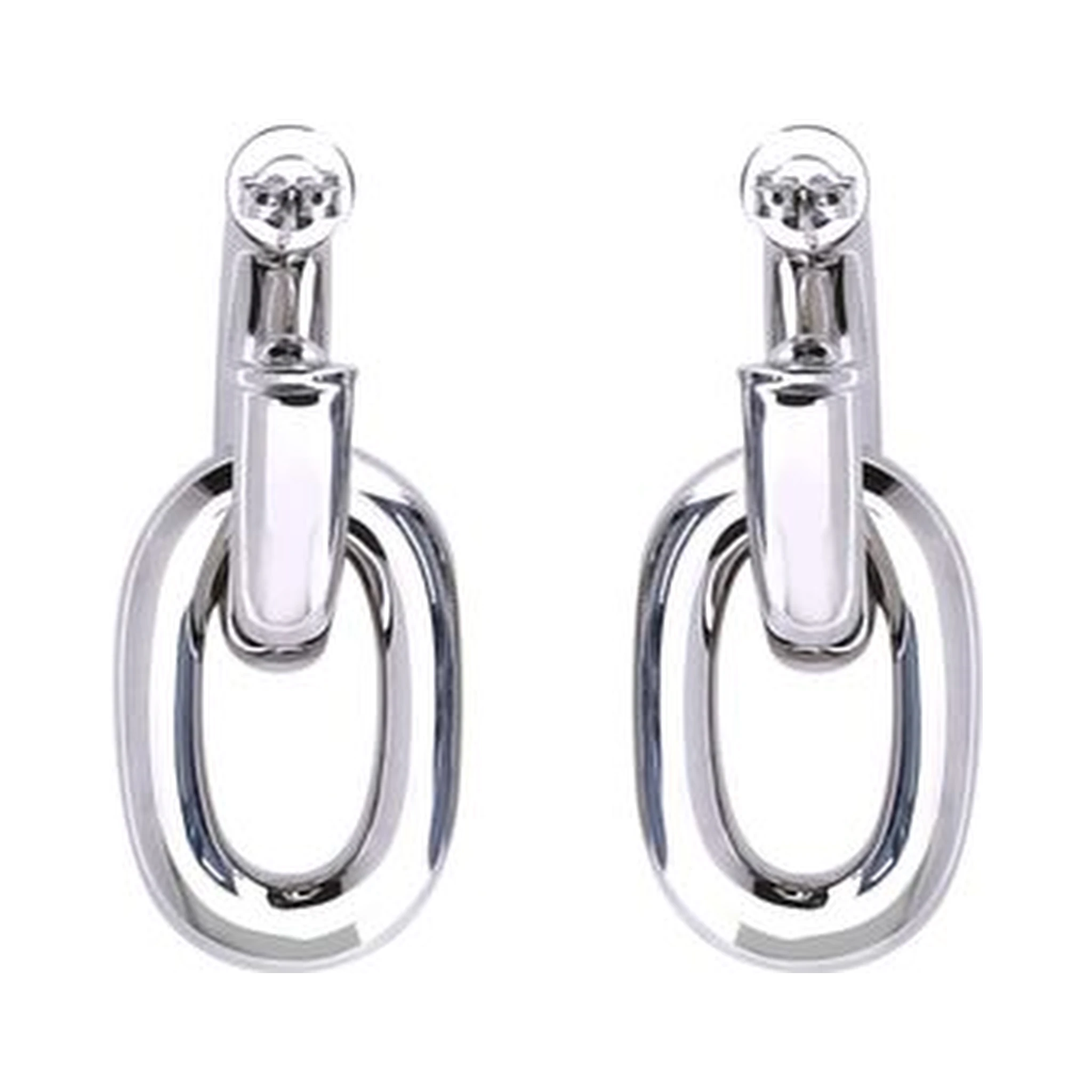 Silver Resin Earrings