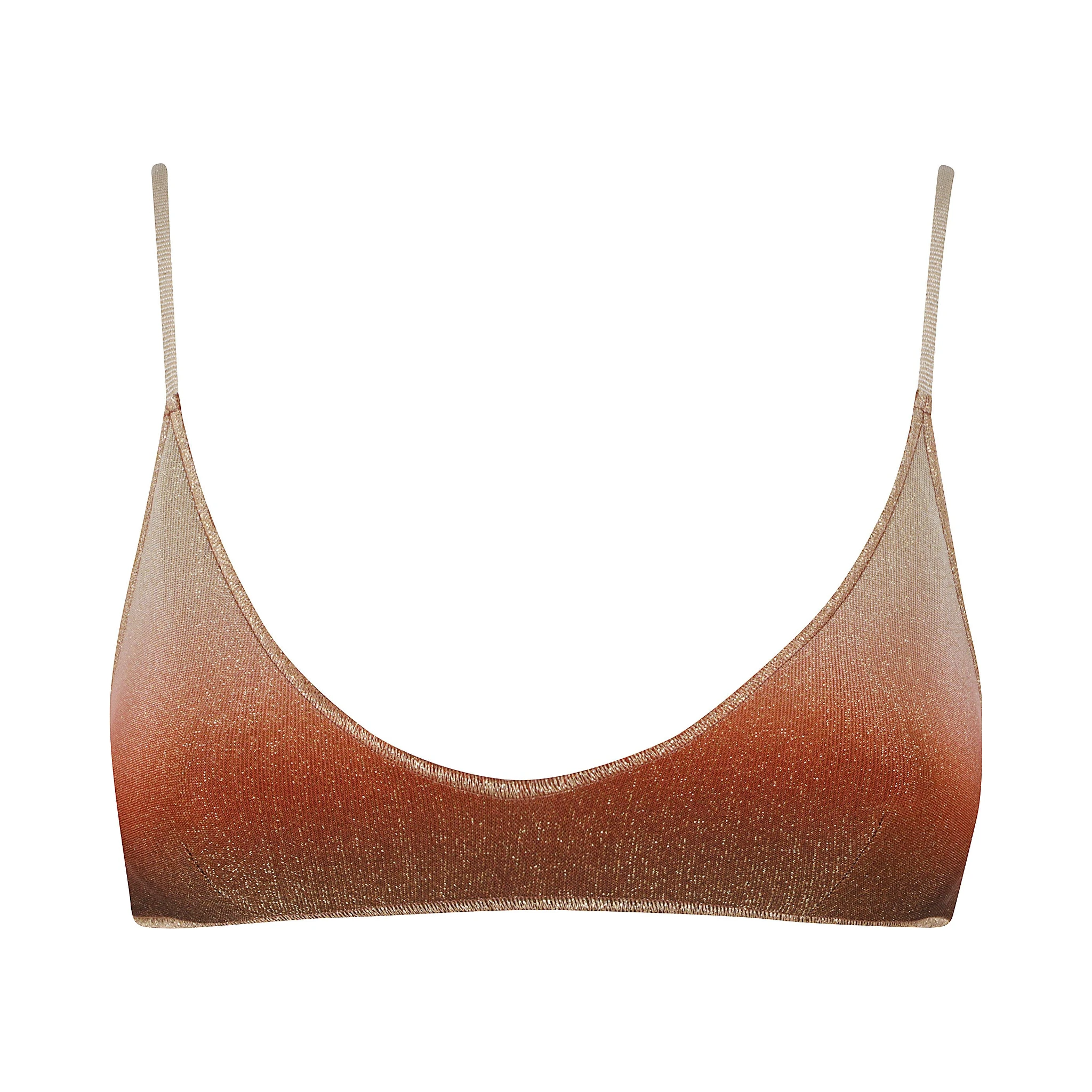 OVERLOCK DEEP SCOOP BRALETTE TOP
