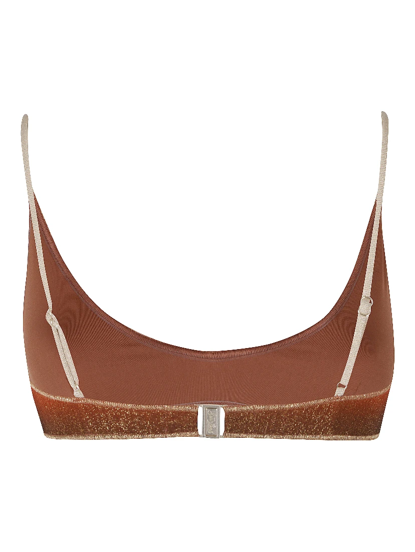 OVERLOCK DEEP SCOOP BRALETTE TOP