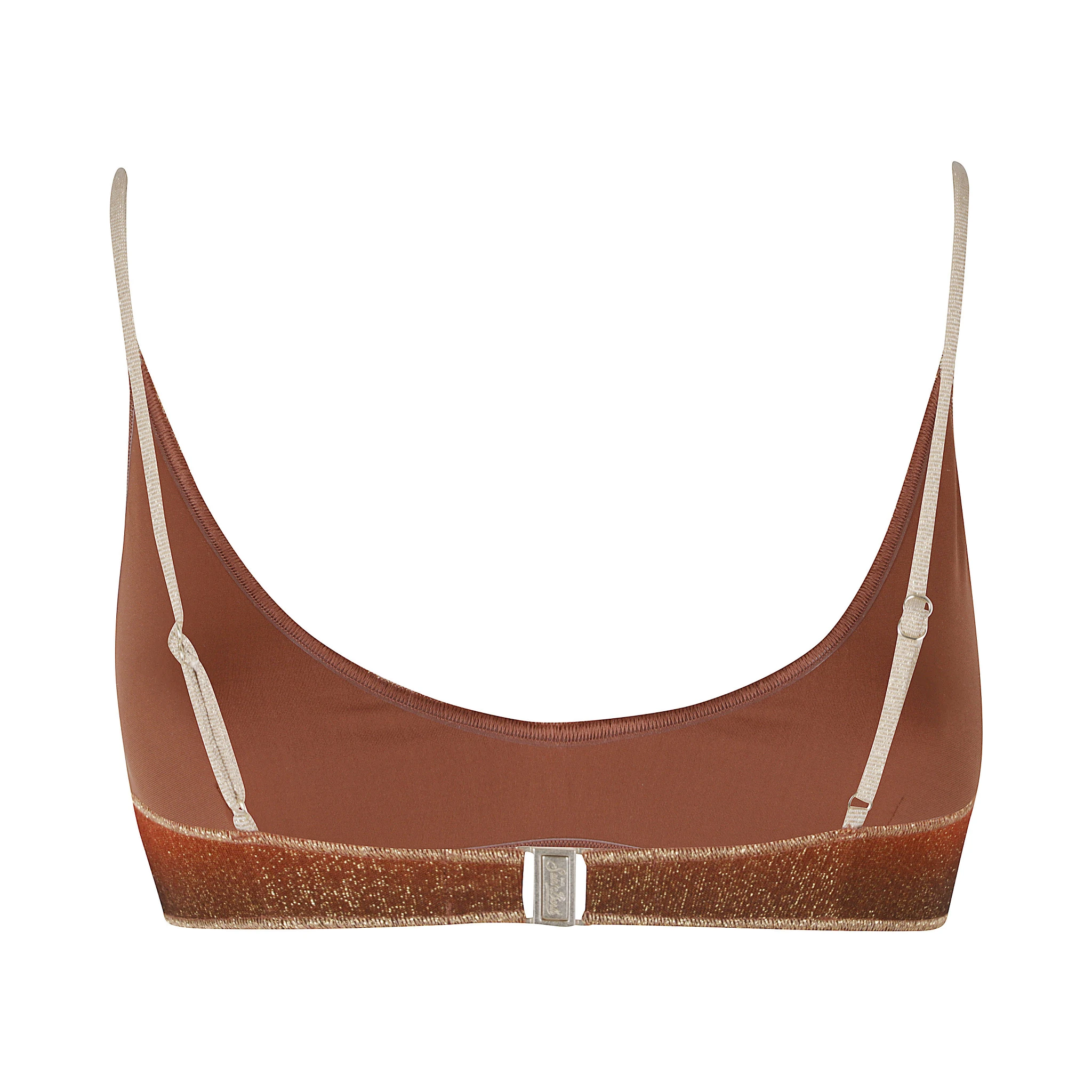 OVERLOCK DEEP SCOOP BRALETTE TOP