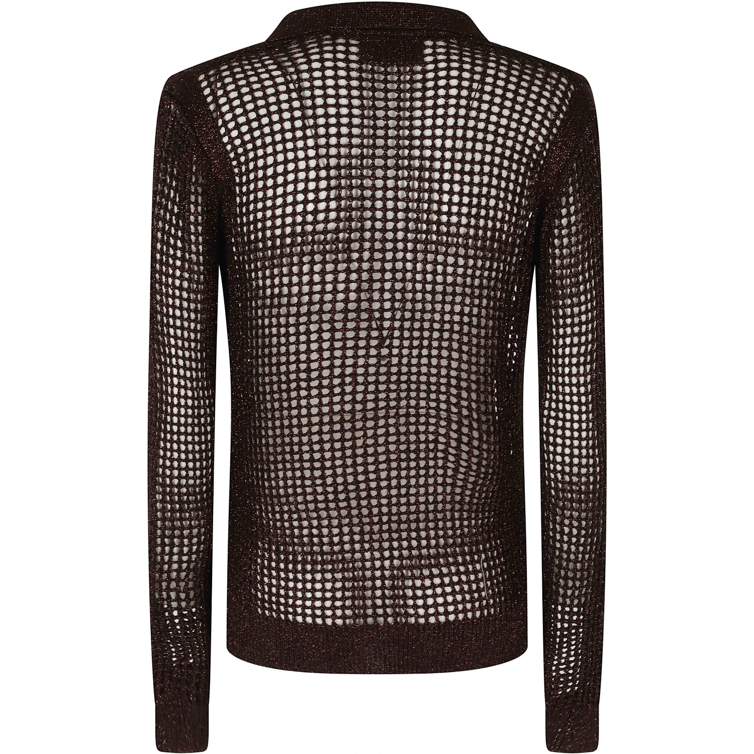 KNIT POINTELLE POLO