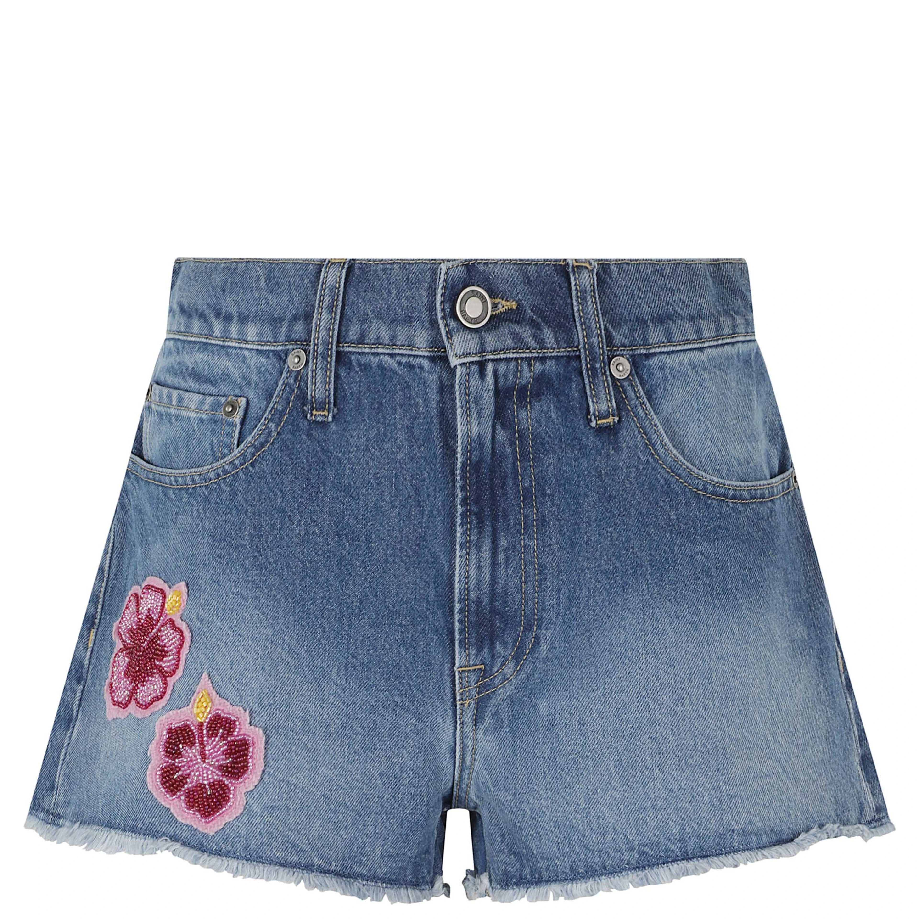 DENIM SHORTS
