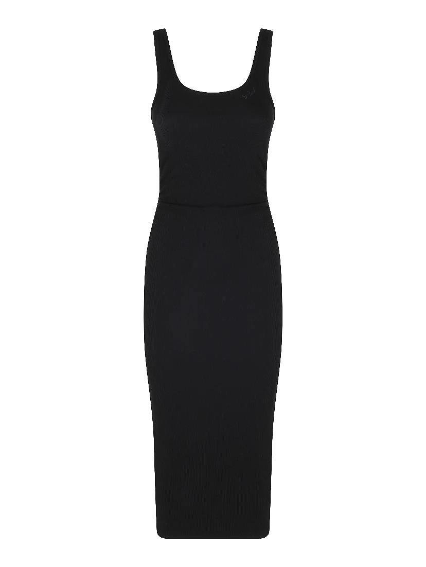 RIB MIDI DRESS