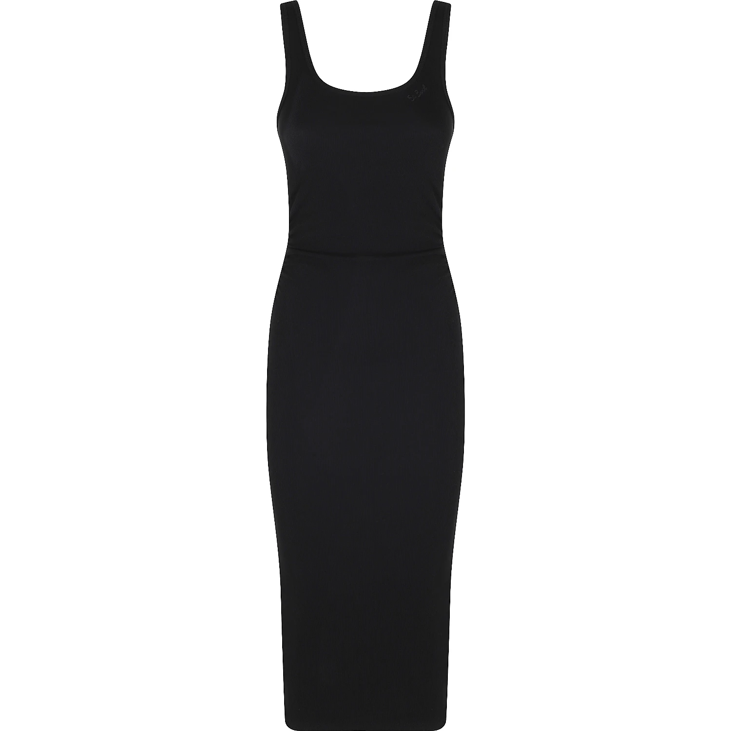RIB MIDI DRESS