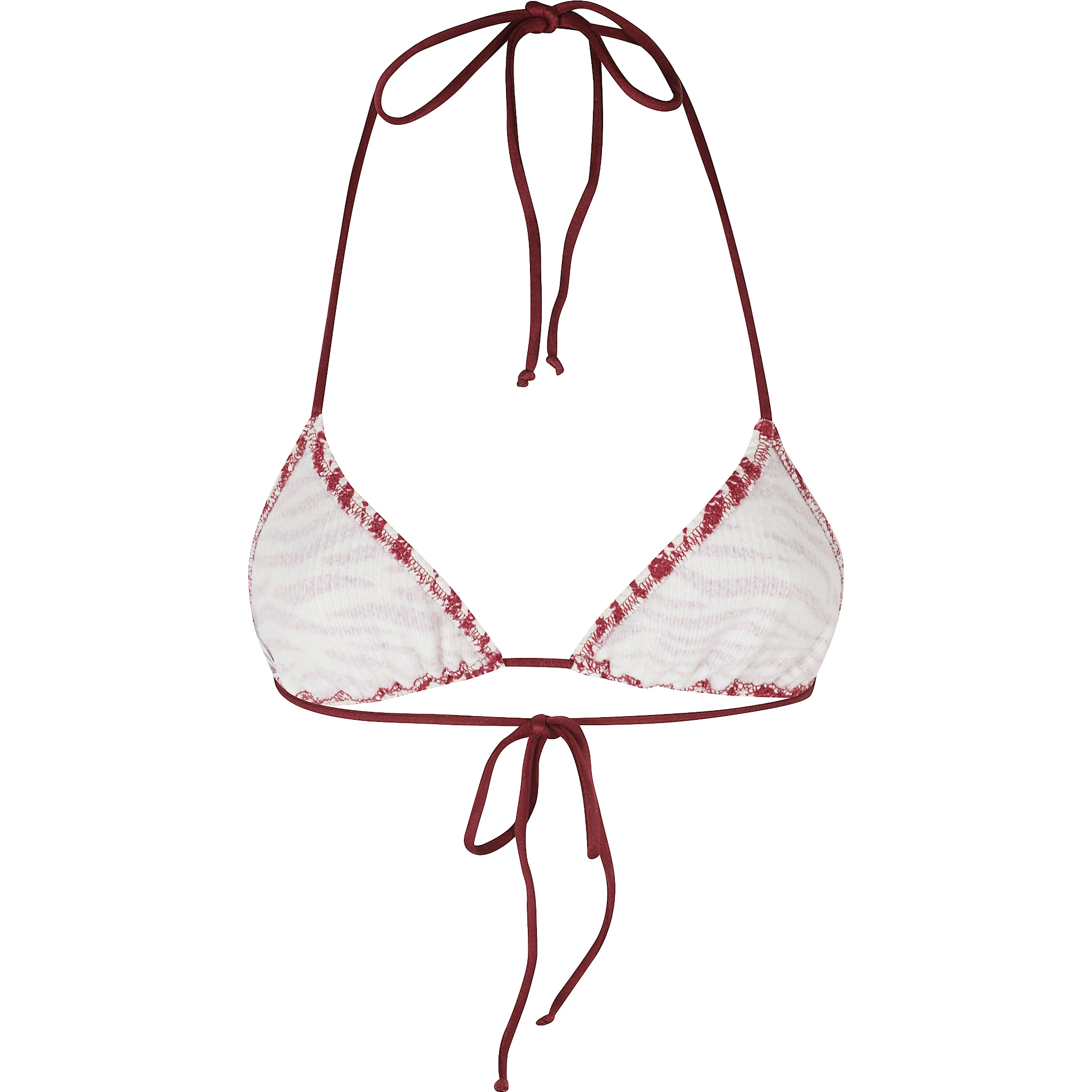 CRINKLE FULLY ADJUSTABLE TRIANGLE BIKINI