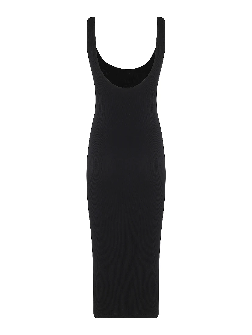 RIB MIDI DRESS