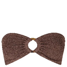 CRINKLE BANDEAU TOP