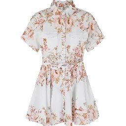 SHORT DRESS WITH BUCKLE BELT