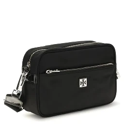 Black Polyamide Shoulder Bag
